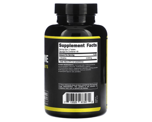 Primaforce, L-Citrulline, 2,500 mg, 120 Tablets Primaforce, L-Citrulline, 2,500 mg, 120 Tablets