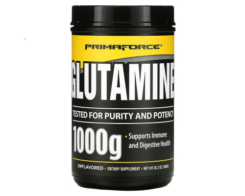 Primaforce, Glutaform, 100% L-глутамин, Без вкусовых добавок, 1000 г Primaforce, Glutaform, 100% L-глутамин, Без вкусовых добавок, 1000 г