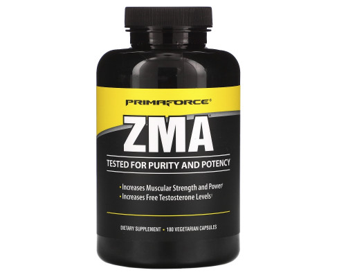 Primaforce, ZMA, 180 растительных капсул Primaforce, ZMA, 180 растительных капсул
