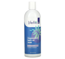 Life-flo, Масло для ванн с магнием, лаванда, 16 ж. унц. (473 мл)