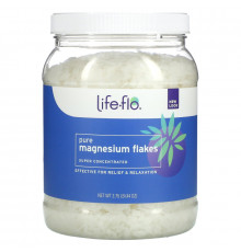 Life Flo Health Хлопья чистого магния хлормагниевый рассол 2.75 фунтов (44 унции)