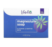 Life-flo, Магниевое мыло, магния хлорид, суперконцентрированное кусковое мыло, 4,3 унции (121 г)