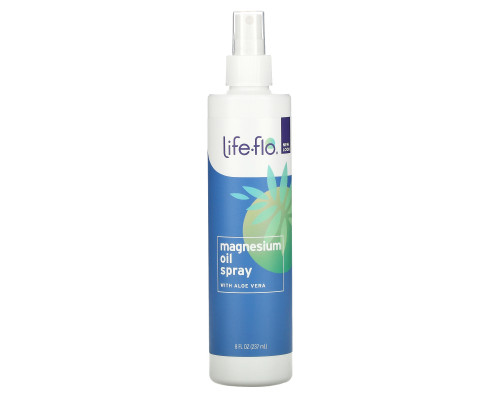 Life Flo Health, Life-Flo, Магниевое Масло - Спрей, Плюс Алоэ Вера, 8 жидких унций (237 мл) Life Flo Health, Life-Flo, Магниевое Масло - Спрей, Плюс Алоэ Вера, 8 жидких унций (237 мл)