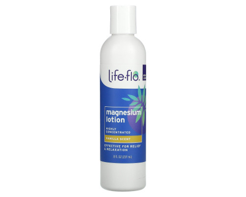 Life Flo Health, Магний Лосьон, 8 жидких унции (237 мл) Life Flo Health, Магний Лосьон, 8 жидких унции (237 мл)
