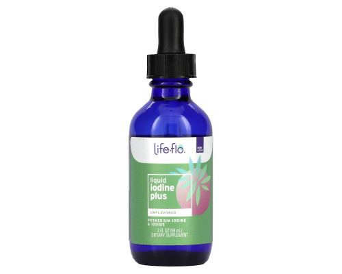 Life Flo Health Жидкий йод Плюс 2 жидких унции (59 мл) Life Flo Health Жидкий йод Плюс 2 жидких унции (59 мл)