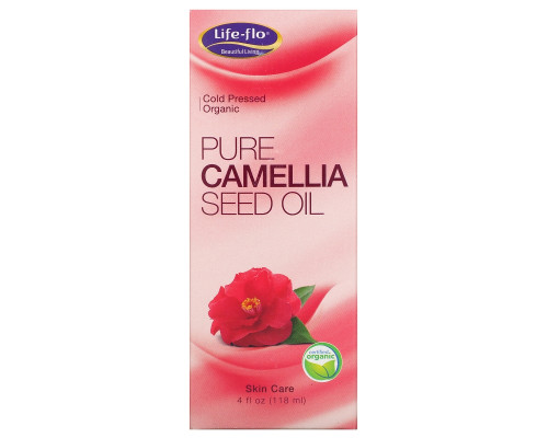 Life-flo, Беспримесное масло семян камелии, 4 ж. унц. (118 мл) Life-flo, Беспримесное масло семян камелии, 4 ж. унц. (118 мл)