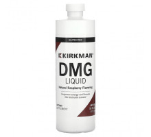 БАДы для укрепления иммунитета Kirkman Labs, DMG Liquid, натуральная малина, 473 мл (16 жидк. Унций)