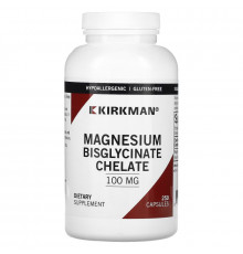 Kirkman Labs, Магния биглицината хелат, серия Bio-Max, 250 капсул