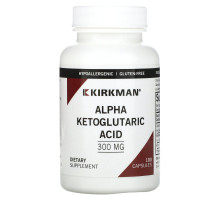 Kirkman Labs, Альфа-кетоглутаровая кислота, 300 мг, 100 капсул