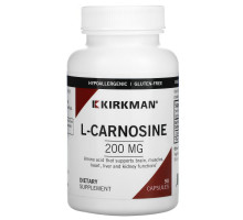 Kirkman Labs, L-Carnosine, 200 mg, 90 Capsules