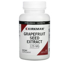 Kirkman Labs, Экстракт из косточек грейпфрута, 125 мг, 120 капсул