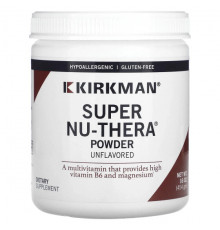 Витаминно-минеральные комплексы Kirkman Labs, Super Nu-Thera в порошке, без вкуса, 454 г (16 унций)