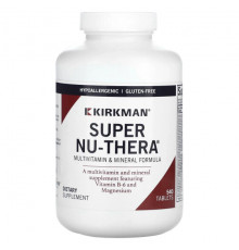 Витаминно-минеральные комплексы Kirkman Labs, Капсулы Super Nu-Thera, 540 капсул