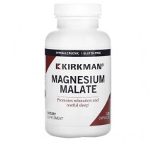 Магний Kirkman Labs, Малат магния, 120 капсул