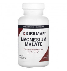 Магний Kirkman Labs, Малат магния, 120 капсул