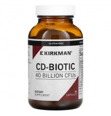 Пребиотики и пробиотики Kirkman Labs, CD-Biotic, 40 млрд КОЕ, 90 капсул