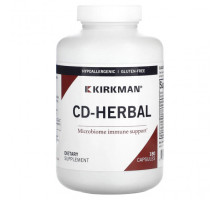БАДы для укрепления иммунитета Kirkman Labs, Травяная добавка CD-Herbal, 180 капсул