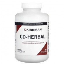 БАДы для укрепления иммунитета Kirkman Labs, Травяная добавка CD-Herbal, 180 капсул
