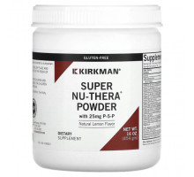 Витаминно-минеральные комплексы Kirkman Labs, Super Nu-Thera в порошке с P-5-P, натуральным лимоном, 454 г (16 унций)