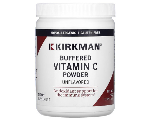 Kirkman Labs, Буферизированный витамин С в порошке, 7 унций (198,5 г) Kirkman Labs, Буферизированный витамин С в порошке, 7 унций (198,5 г)