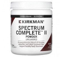 Пищеварительные ферменты Kirkman Labs, Spectrum Complete II, порошок, без добавок, 454 г (16 унций)