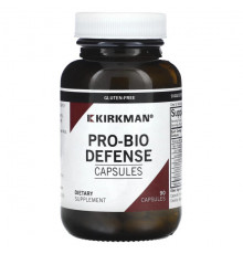 Пребиотики и пробиотики Kirkman Labs, Про-био защита, 90 капсул