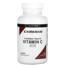 Витамин C Kirkman Labs, Витамин C в жевательной форме, 250 мг, 250 таблеток