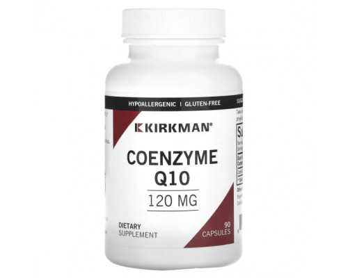 Коэнзим Q10 Kirkman Labs, Коэнзим Q10, 120 мг, 90 капсул Коэнзим Q10 Kirkman Labs, Коэнзим Q10, 120 мг, 90 капсул
