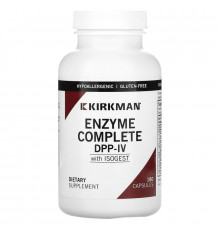 Kirkman Labs, Enzyme Complete DPP-IV With ISOGEST, 180 Capsules
