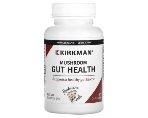 Грибы Mushroom, Gut Health, 60 Capsules Грибы Mushroom, Gut Health, 60 Capsules