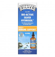 Sovereign Silver, Bio-Active Silver Hydrosol Dropper-Top, 10 PPM, 4 fl oz (118 ml)