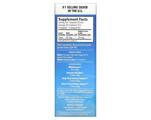 Sovereign Silver, Bio-Active Silver Hydrosol Dropper-Top, 10 PPM, 4 fl oz (118 ml) Sovereign Silver, Bio-Active Silver Hydrosol Dropper-Top, 10 PPM, 4 fl oz (118 ml)
