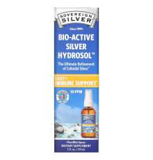 Sovereign Silver, Bio-Active Silver Hydrosol, Immune Support, Fine-Mist Spray, 10 ppm, 2 fl oz (59 mL)