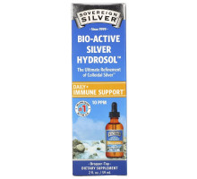 Sovereign Silver, Bio-Active Silver Hydrosol Dropper-Top, 10 мг/кг, 2 ж. унц. (59 мл)