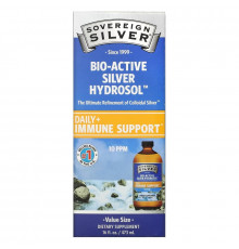 Sovereign Silver, Bio-Active Silver Hydrosol, 10 PPM, 16 fl oz (473 ml)