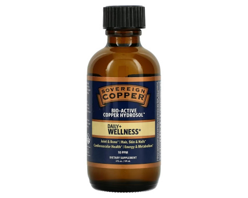 Sovereign Silver, Bio-Active Copper Hydrosol, 10 PPM, 2 fl oz (59 ml) Sovereign Silver, Bio-Active Copper Hydrosol, 10 PPM, 2 fl oz (59 ml)