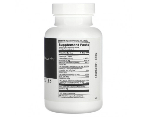 Витамины группы B DaVinci Laboratories of Vermont, Капсулы Stress B, 90 капсул Витамины группы B DaVinci Laboratories of Vermont, Капсулы Stress B, 90 капсул