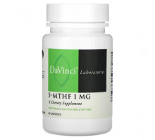 Витамины группы B DaVinci Laboratories of Vermont, 5-МТГФ, 1 мг, 60 капсул
