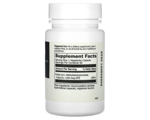 Витамины группы B DaVinci Laboratories of Vermont, 5-МТГФ, 1 мг, 60 капсул Витамины группы B DaVinci Laboratories of Vermont, 5-МТГФ, 1 мг, 60 капсул