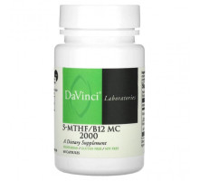 Витамины группы B DaVinci Laboratories of Vermont, 5-MTHF / B12 MC 2000`` 60 капсул