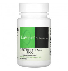 Витамины группы B DaVinci Laboratories of Vermont, 5-MTHF / B12 MC 2000`` 60 капсул