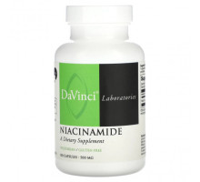 Витамины группы B DaVinci Laboratories of Vermont, Ниацинамид, 500 мг, 100 капсул