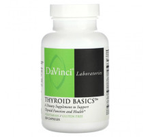 Витаминно-минеральные комплексы DaVinci Laboratories of Vermont, Thyroid Basics`` 120 капсул