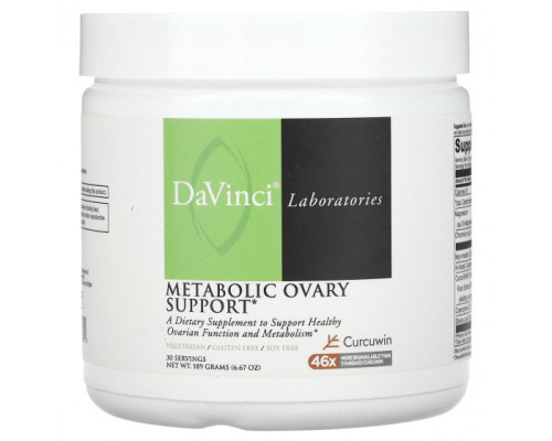 Женское здоровье DaVinci Laboratories of Vermont, Поддержка метаболизма яичников, 189 г (6,67 унции) Женское здоровье DaVinci Laboratories of Vermont, Поддержка метаболизма яичников, 189 г (6,67 унции)
