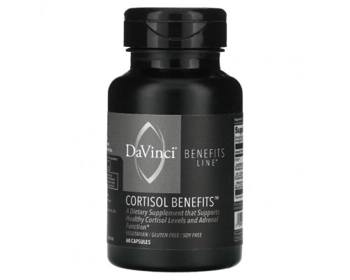 Для нервной системы DaVinci Laboratories of Vermont, Benefits Line, преимущества кортизола, 60 капсул Для нервной системы DaVinci Laboratories of Vermont, Benefits Line, преимущества кортизола, 60 капсул
