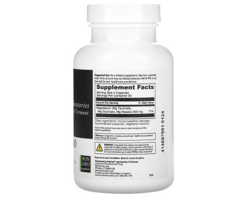 DaVinci Laboratories of Vermont, Tri-Mag 300, 120 Capsules DaVinci Laboratories of Vermont, Tri-Mag 300, 120 Capsules