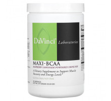 Аминокислоты DaVinci Laboratories of Vermont, Maxi-BCAA, смесь для порошковых напитков, малиновый лимонад, 375 г (13,23 унции)