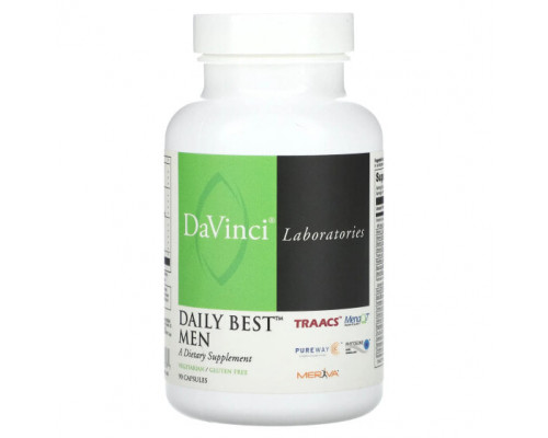 Мужское здоровье DaVinci Laboratories of Vermont, Daily Best Men, 90 капсул Мужское здоровье DaVinci Laboratories of Vermont, Daily Best Men, 90 капсул