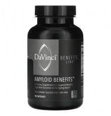 Улучшение памяти и работы мозга Benefits Line, Amyloid Benefits, 90 Capsules