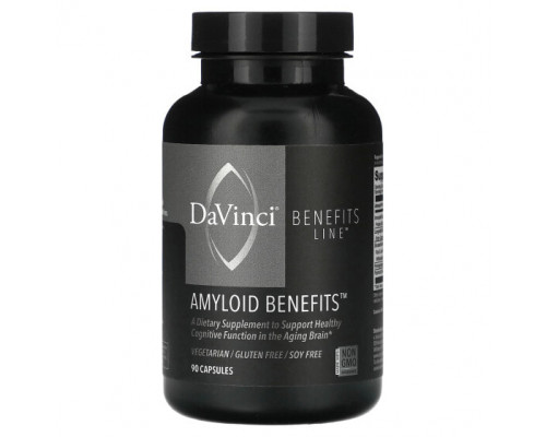 Улучшение памяти и работы мозга Benefits Line, Amyloid Benefits, 90 Capsules Улучшение памяти и работы мозга Benefits Line, Amyloid Benefits, 90 Capsules
